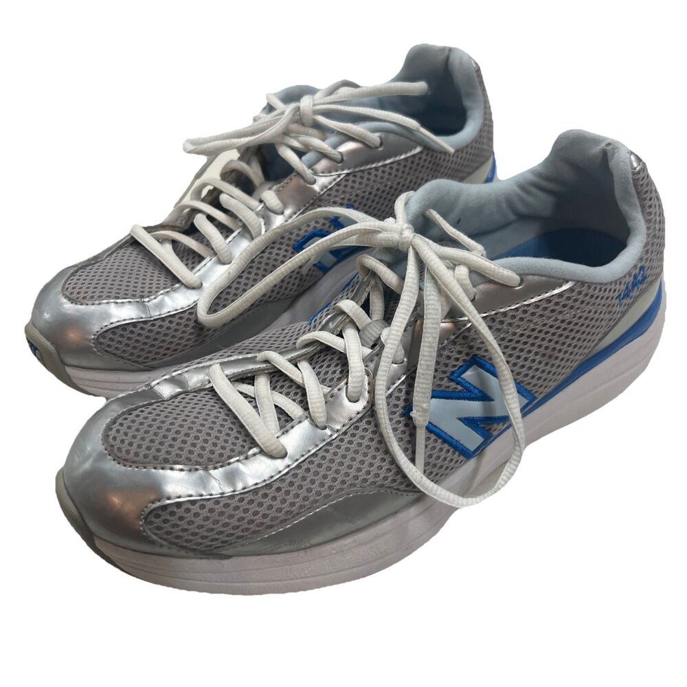 New Balance Sneakers Women's 9 B  WW1442SB Grey Blue Throw Back Rocking Tone.